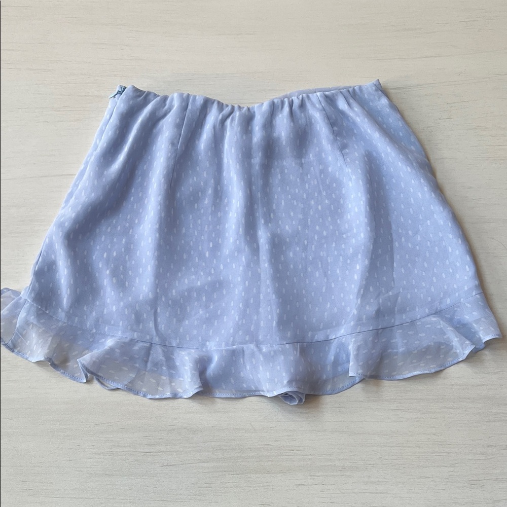 Rouched Ruffle Mini Skort - Picture 4 of 7